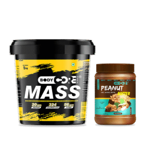 BCS Mass Gainer (5Kg) + BCS Peanut Butter – 100% Pure (1kg) | Body Core Science