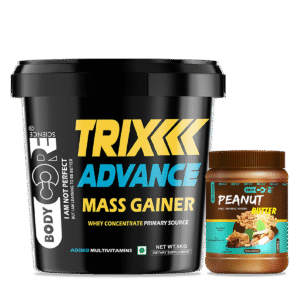 BCS Trix Advance Mass Gainer (5Kg) + BCS Peanut Butter (1Kg) | Body Core Science