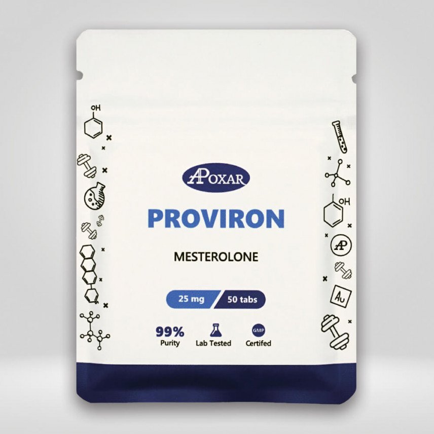 Proviron – Mesterolone 25mg/50tabs – Apoxar “LIMITED SUPPLY”